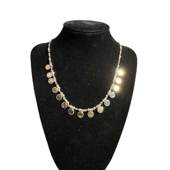 Style & Co Silver Necklace with Dainty Charms - Picture 2 of 5